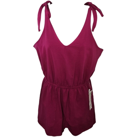 NWT Vanilla Star Juniors Cozy Tie Romper - Picture 1 of 3